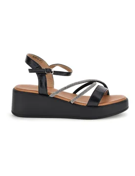 Sandali neri e argento con platform Cafè cost 80882 39 - CAFE' COST - FashionsVida
