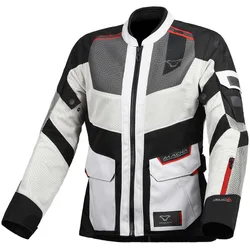 Giubbotto Moto Donna Travelair Grigio / Nero taglia M