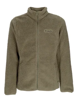 Orsetto Uomo Rugged Ridge Iii Sherpa Full Zip Stone Green - Columbia - FashionsVida