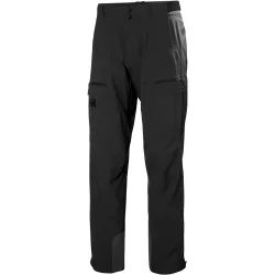 Odin huginn softshell pant pantalón montaña hombre Negro (M)