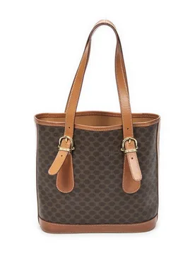 Pre-Owned Womens Bucket Tote Shoulder Bag - Brown - One Size - Celine - FashionsVida
