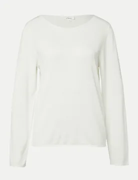 RED LABEL Strickpullover Weiß 38 - S. Oliver - FashionsVida