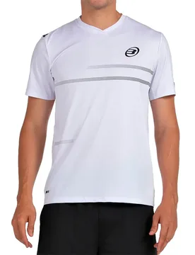 Montuno Short Sleeve T-shirt White L - Bullpadel - FashionsVida