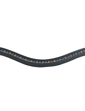 Manski Stirnband CRYSTAL - amber/lightblue COB - Reitsport Manski - FashionsVida