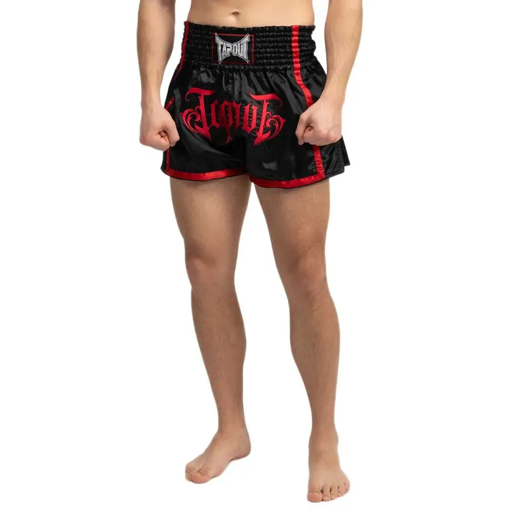 Shorts De Boxe Thaï Diablo Black / Red L - TapouT - FashionsVida