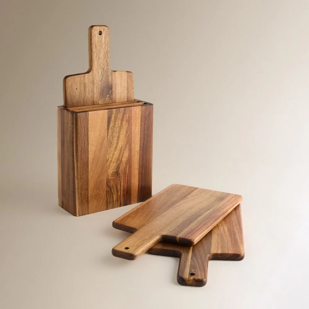 Set de 3 tablas con estuche Acacia - El Corte Inglés - FashionsVida