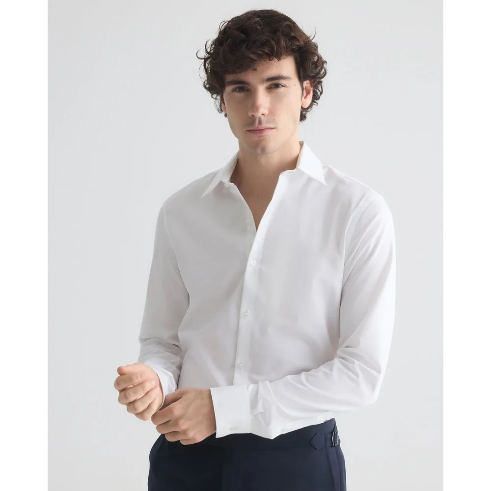 Camisa de hombre de vestir slim lisa multi stretch - Calvin Klein - FashionsVida