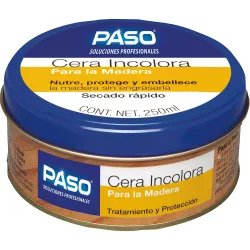 Cera Incolora para Madera 250 ml
