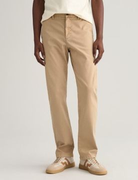 Para hombre. 1505228 Pantalones chinos Slim Fit con textura labrada Structured (32), Casual, Algodón, Algodón Orgánico