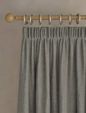 Isabelle Pencil Pleat Blackout Curtains Light Grey - M&S - FashionsVida