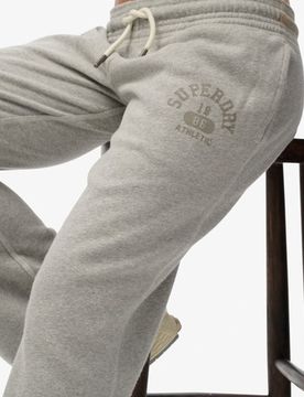 Superdry Damen Athletic Essentials Flare-jogginghose mit Tiefem Bund Grey - Größe: 38