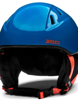 Casque Junior Makalu Shiny Lochmara Blue / Pomegranate Red S-M unisex