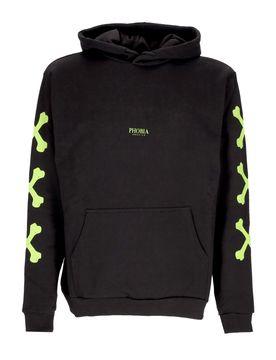 Felpa Leggera Cappuccio Uomo Cross Bones Hoodie Black/green