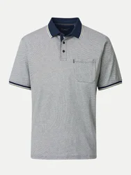 Casamoda Basic Poloshirt Grau L