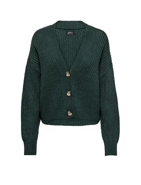 Cárdigan ONLCAROLSPRING verde oscuro L - Only - FashionsVida