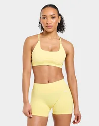 Enhance Seamless Sports Bra - Damen, Gelb - female - Size: L