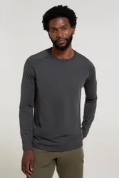 Vermont Mens Base Layer Top - Grey