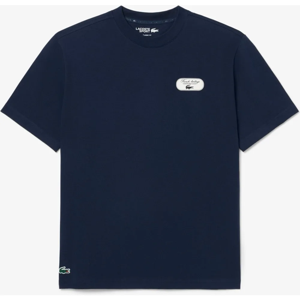 En marrón de manga corta - Lacoste - FashionsVida