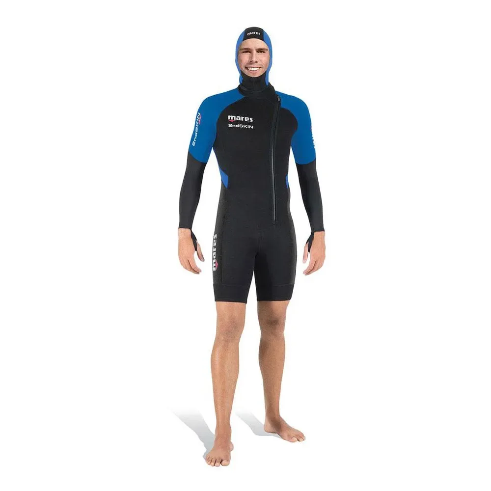 Muta Shorty A Maniche Lunghe 2nd Skin 1.5 Mm - Mares - FashionsVida