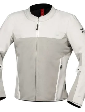 Giacca Moto Esticva Tour Oxy-Air Grigio Chiaro taglia M - iXS - FashionsVida