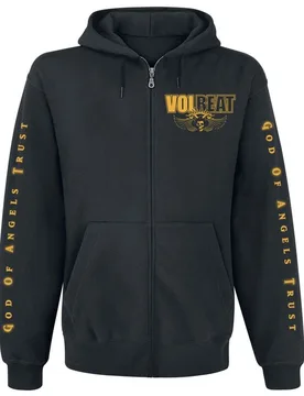 Kapuzenjacke - God Of Angels Trust - S bis 4XL - für Männer - Größe 4XL - schwarz - EMP exklusives Merchandise! - Männer - male - Volbeat - FashionsVida