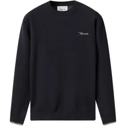 Pullover Cashmere Blend Intarsia, schwarz xl