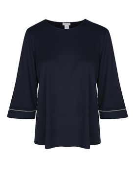 Hanro Pijama azul oscuro L