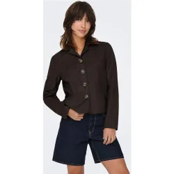 Chaqueta de mujer de ante y manga larga