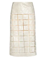 Aviù Falda midi Mujer Beige 38 Mujer