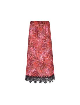 Midirock beere XL damen