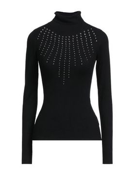Rollkragenpullover Damen Schwarz L,M,XS Damen