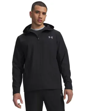 Sweat-shirt à Zip Tech Utility Woven Black / Steel L - Under armour - FashionsVida