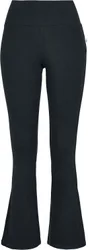Leggings - Ladies Organic Interlock Bootcut Leggings - XS bis 4XL - für Damen - Größe L - schwarz - Frauen - female