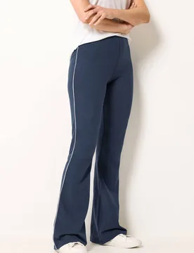 Women's Tall Striped Flare Leggings Pants in Dark Navy Size: 24XL - Dark Navy - Size: 24XL - Long tall sally - FashionsVida