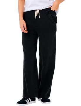 Classic surf wide leg pantalón mujer Negro (M) - Rip curl - FashionsVida