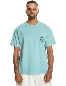 T-shirt à Manches Courtes No Water Sucks Blue Fog L - Quiksilver - FashionsVida