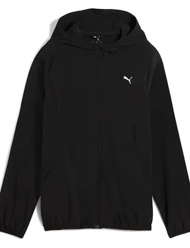 Felpa Con Zip Run Velocity Black M