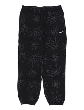 Pantalone Tuta Felpato Uomo Plantlife Fleece Pant Black
