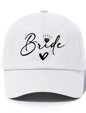 Sombrero clásico para mujer - Estampado para fiesta de despedida de soltera, fiesta de novia, fiesta de gallina, regalo para fiesta de novia - Shein - FashionsVida