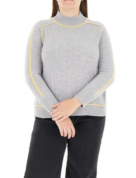 Maglione in lana GRIGIO CHIARO XL - ELENA MIRO' - FashionsVida