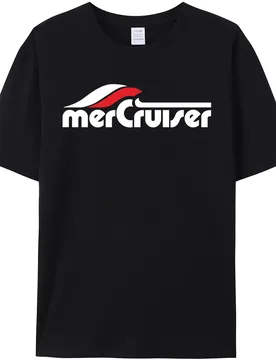 Mercruiser Boating Boat Outboard T Shirt Men Summer Short Sleeve Cotton T-shirts Man Tops Cool T-shirt - Aliexpress - FashionsVida