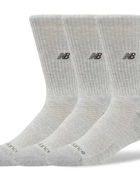 Calzini Crew Active Premium 3 Paia Grey EU 47-48 - New Balance - FashionsVida