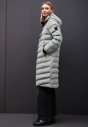 Jacke mit moderner Steppung female Grün