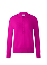 Pullover Polokragen Knopf 1/1 Arm female