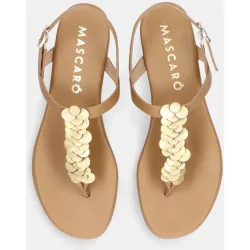 Sandalias lygia de mujer en napa suave