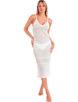 Kleider Langes Gehäkeltes Strandkleid Slim Eu S / M;Eu L / Xl Female