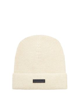 Cappello Lavorato A Maglia Con Logo