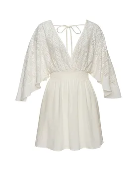 Abito da spiaggia da donna bianco 42 - Lascana - FashionsVida