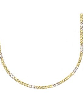 Collana Uomo Oro Giallo Bianco GL-SONVBC050GB50