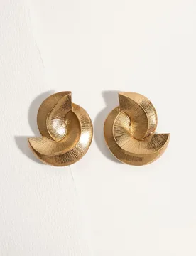 Pendientes grandes orgánicos - Tintoretto - FashionsVida